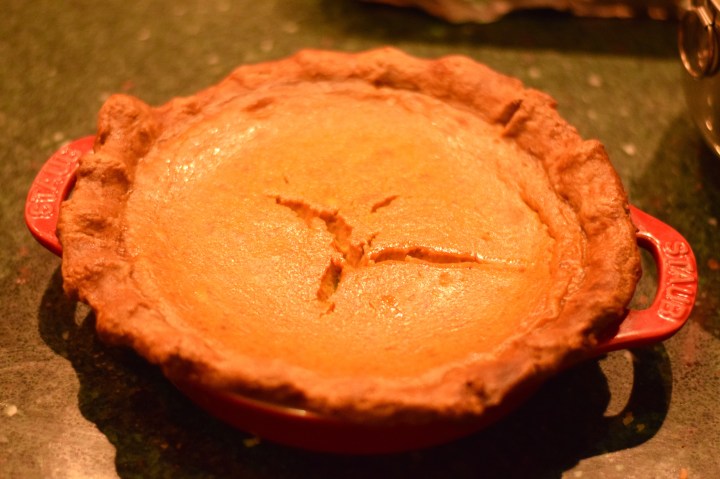 Pumpkin Pie in Staub Pan | Land of Laurel