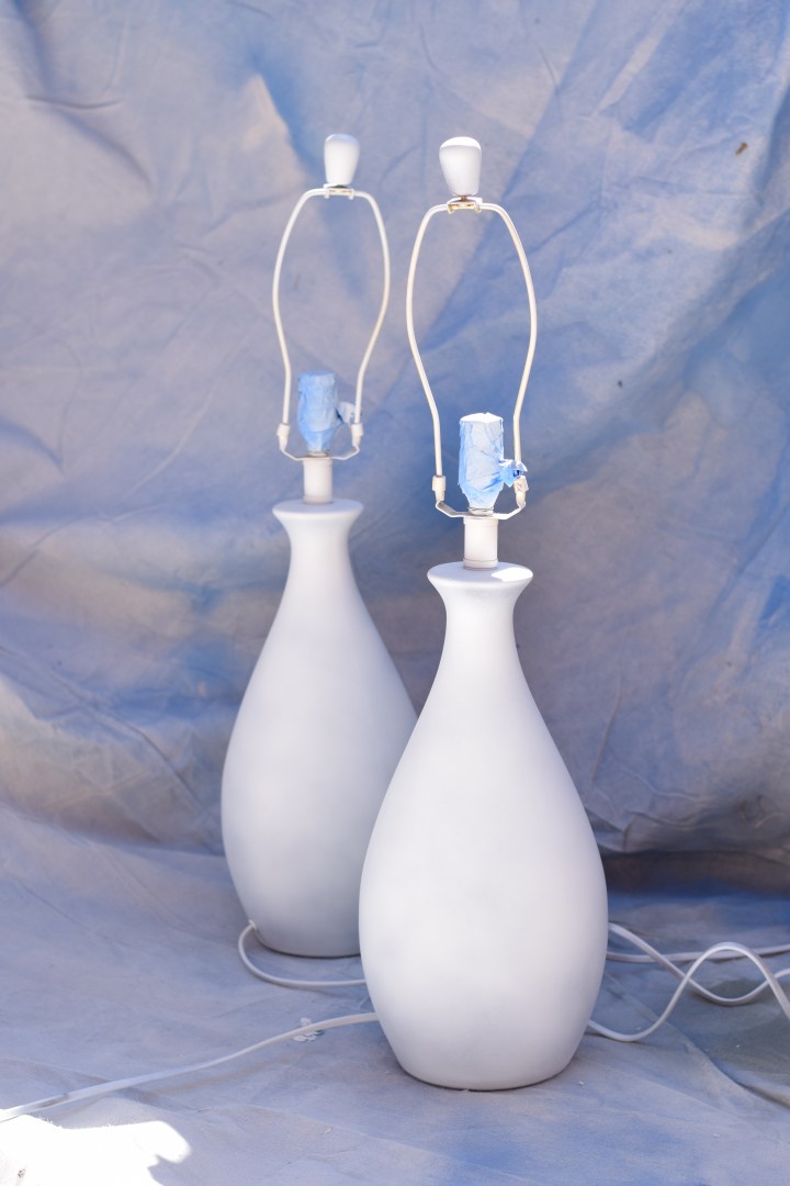 White Primed Lamps | Land of Laurel