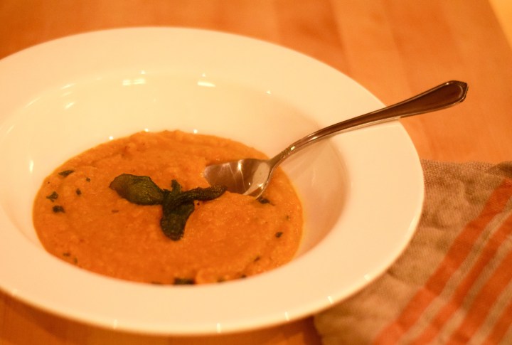 Butternut Squash Soup with&nbsp;Sage