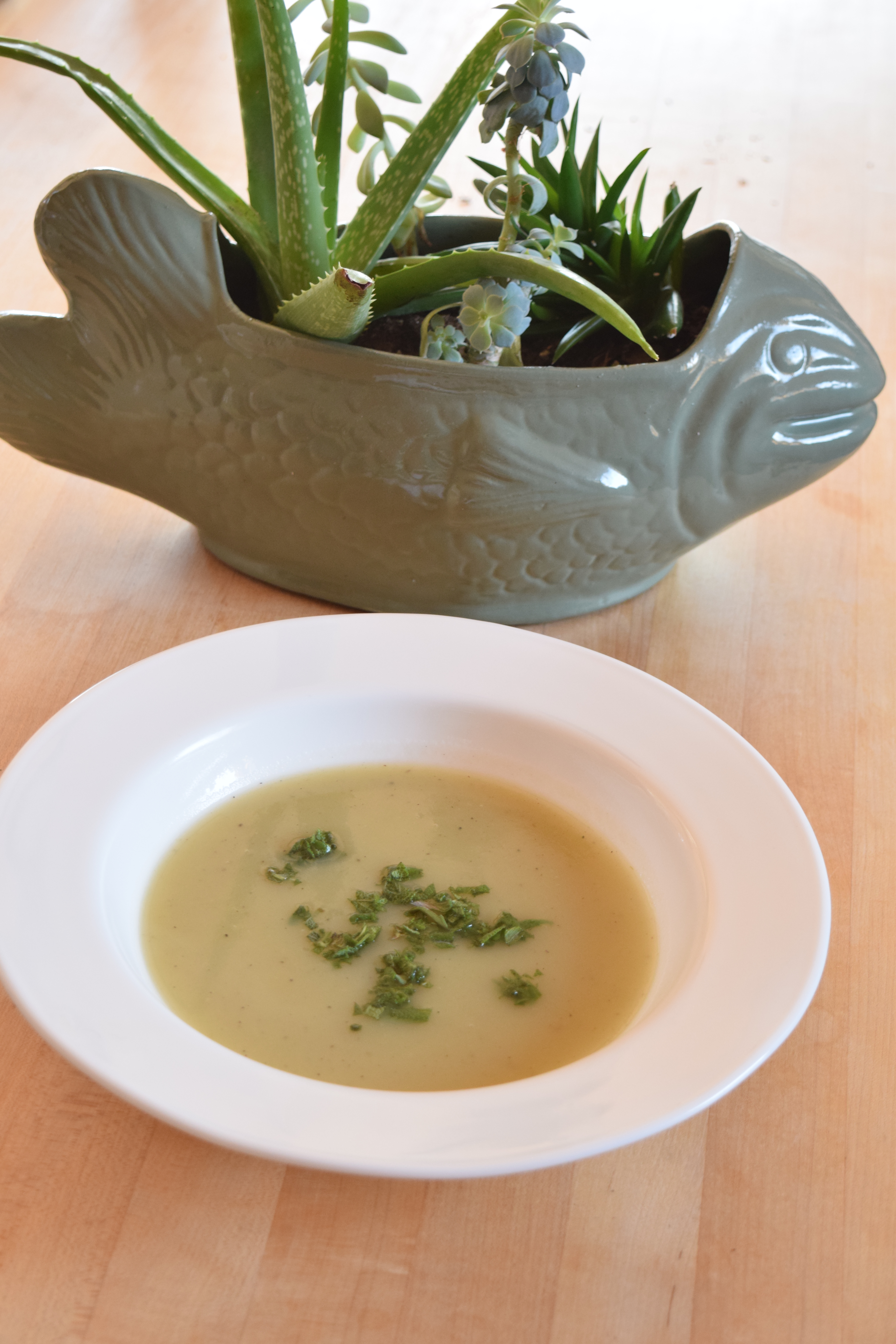 Potato Leek Soup and Fred | Land of Laurel