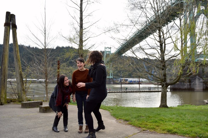 Laughing Under the St. John's Bridge | Land of Laurel