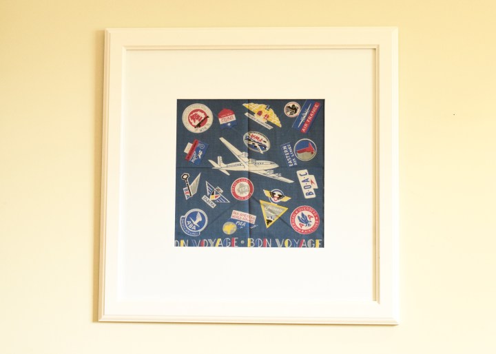 Bon Voyage Handkerchief Art | Land of Laurel