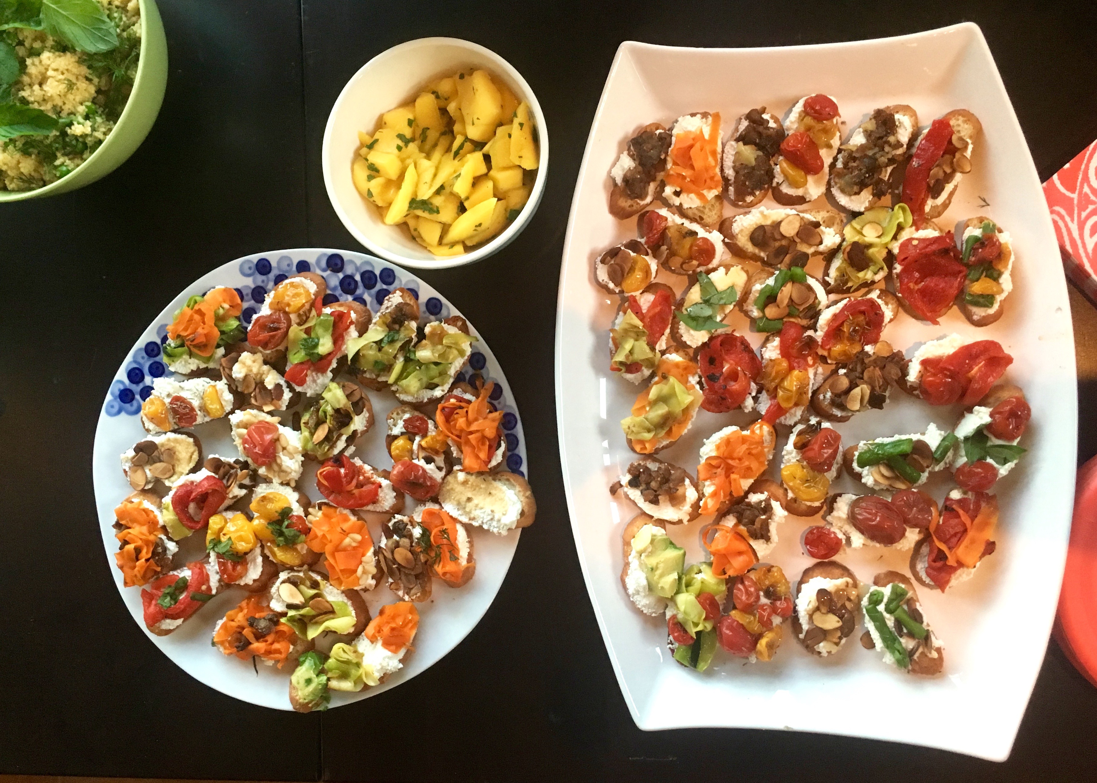 Colorful Spring Crostini | Land of Laurel