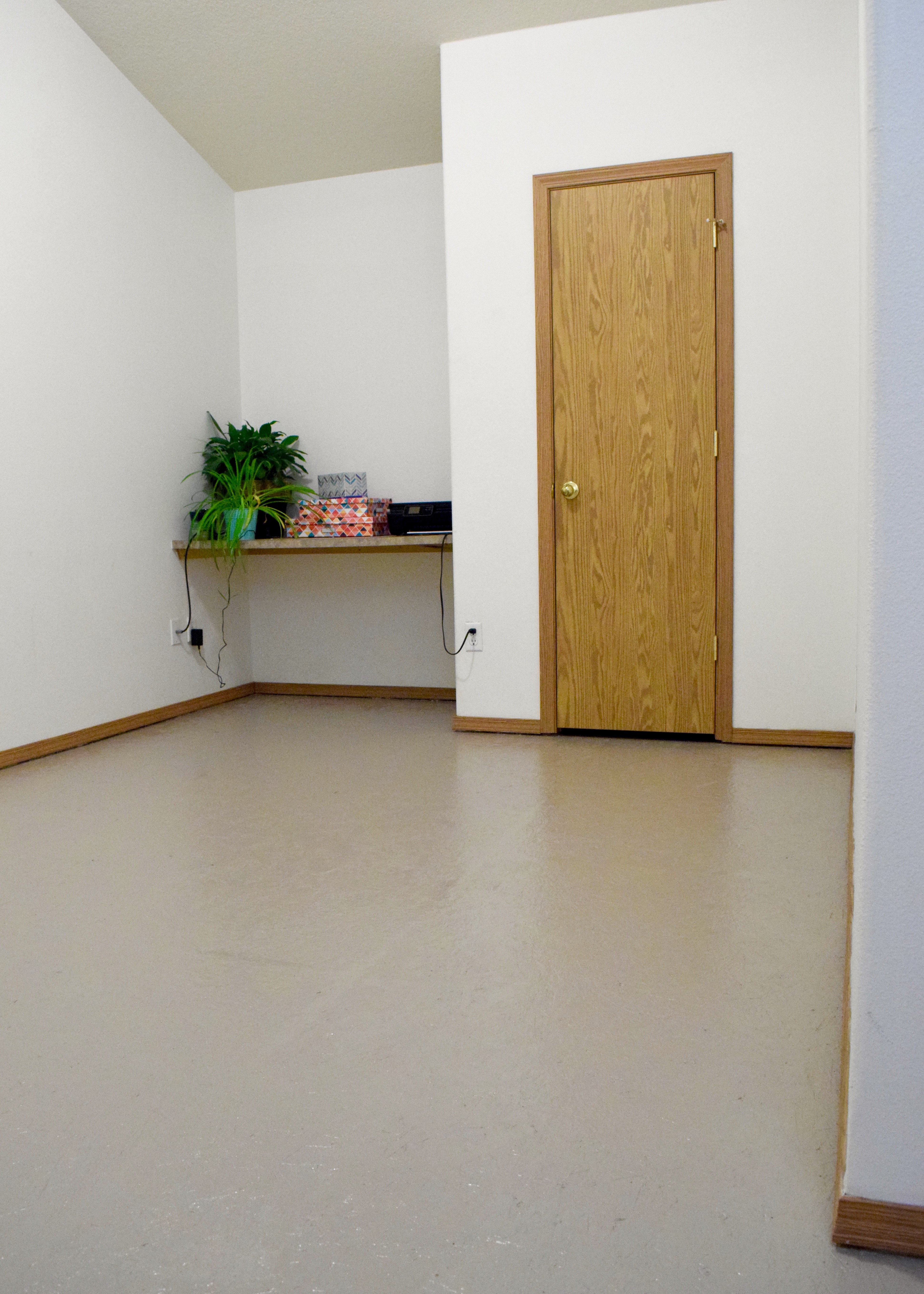 Painted Particle Board Subfloor | Land of Laurel