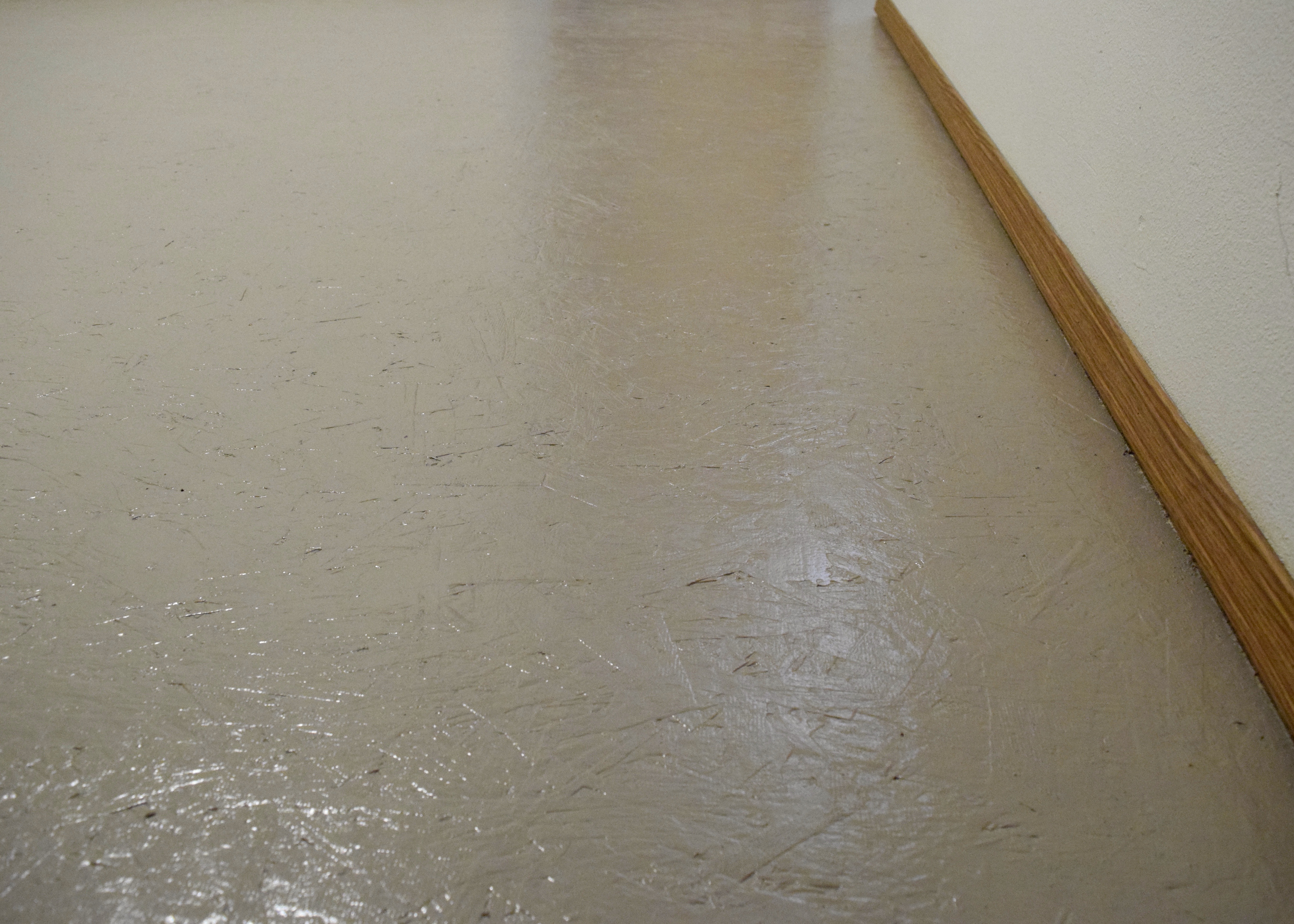 Painted Particle Board Subfloor | Land of Laurel