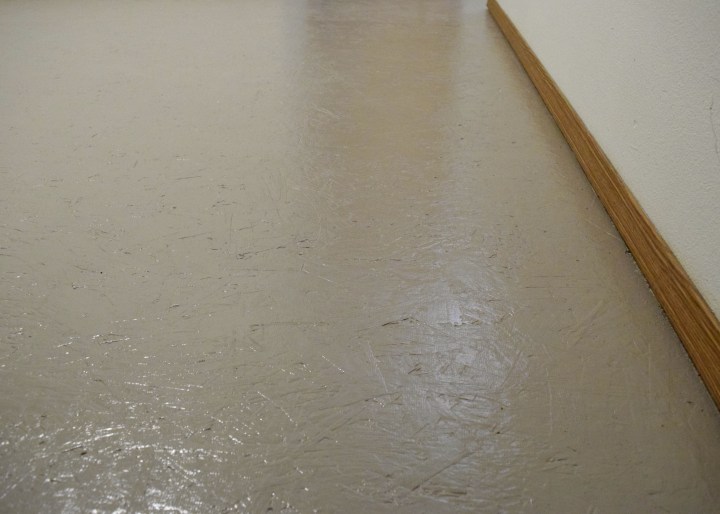Painted Particle Board Subfloor | Land of Laurel