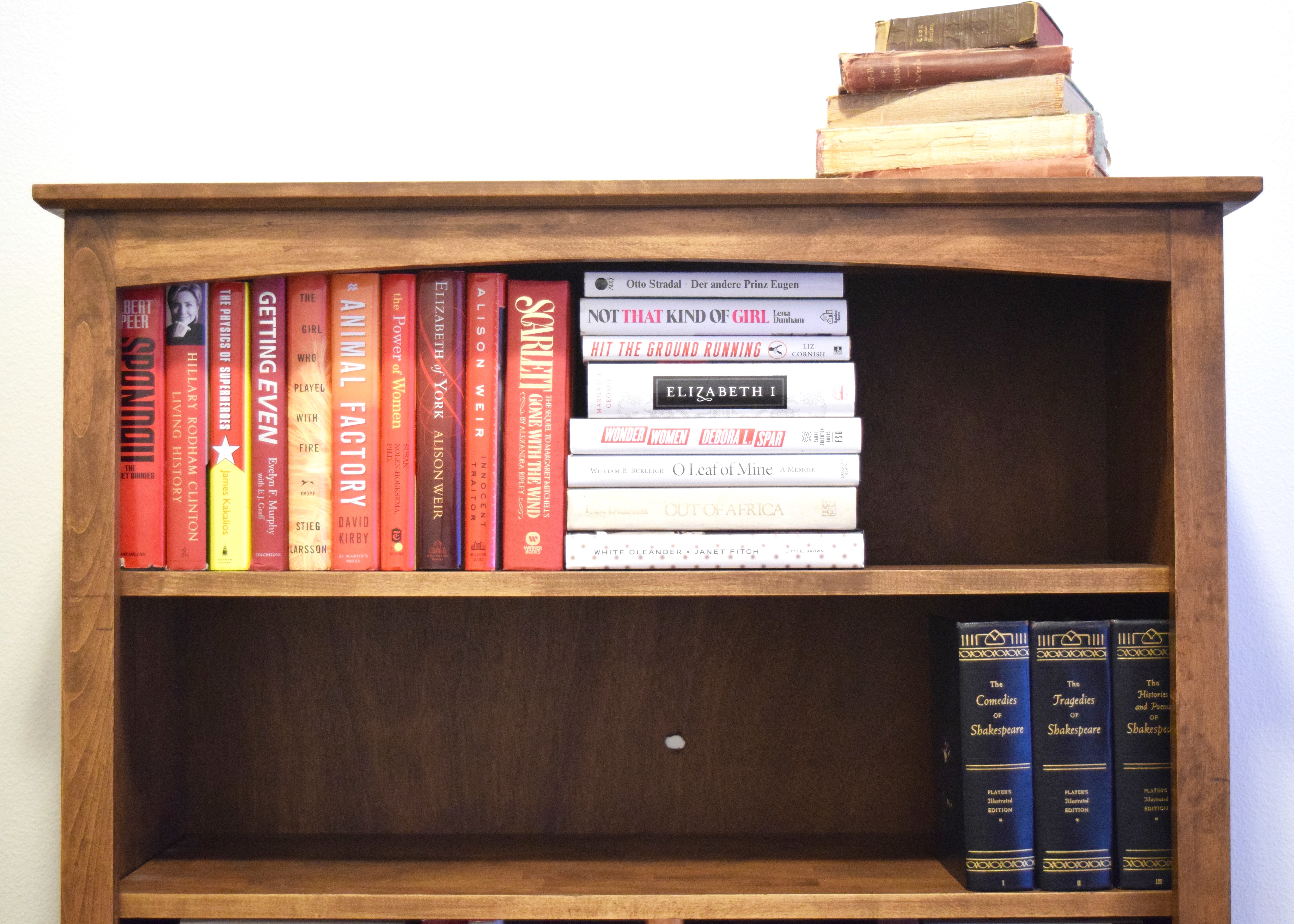 Styling a Bookshelf with Books | Land of Laurel