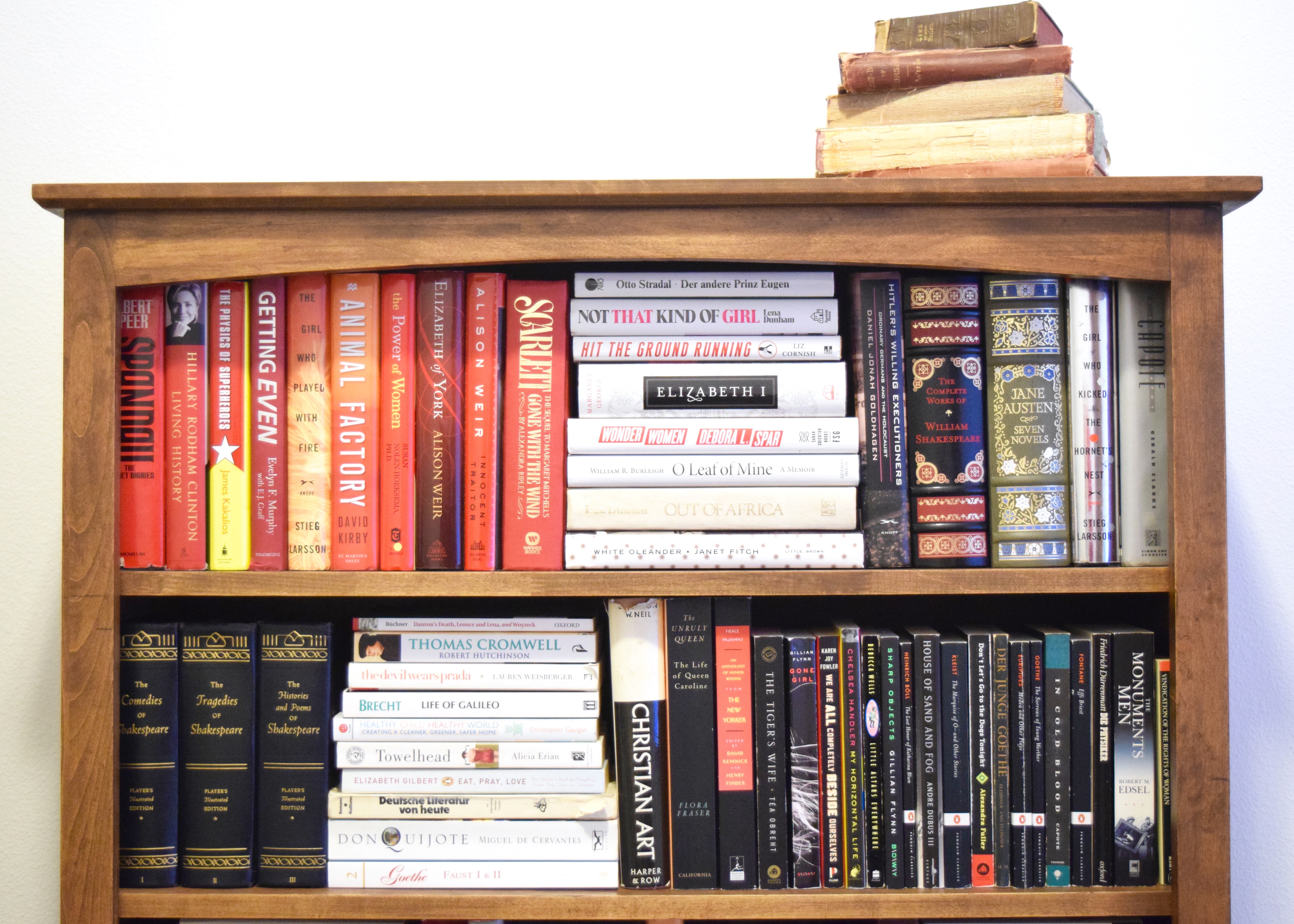 Styling a Bookshelf with Books | Land of Laurel