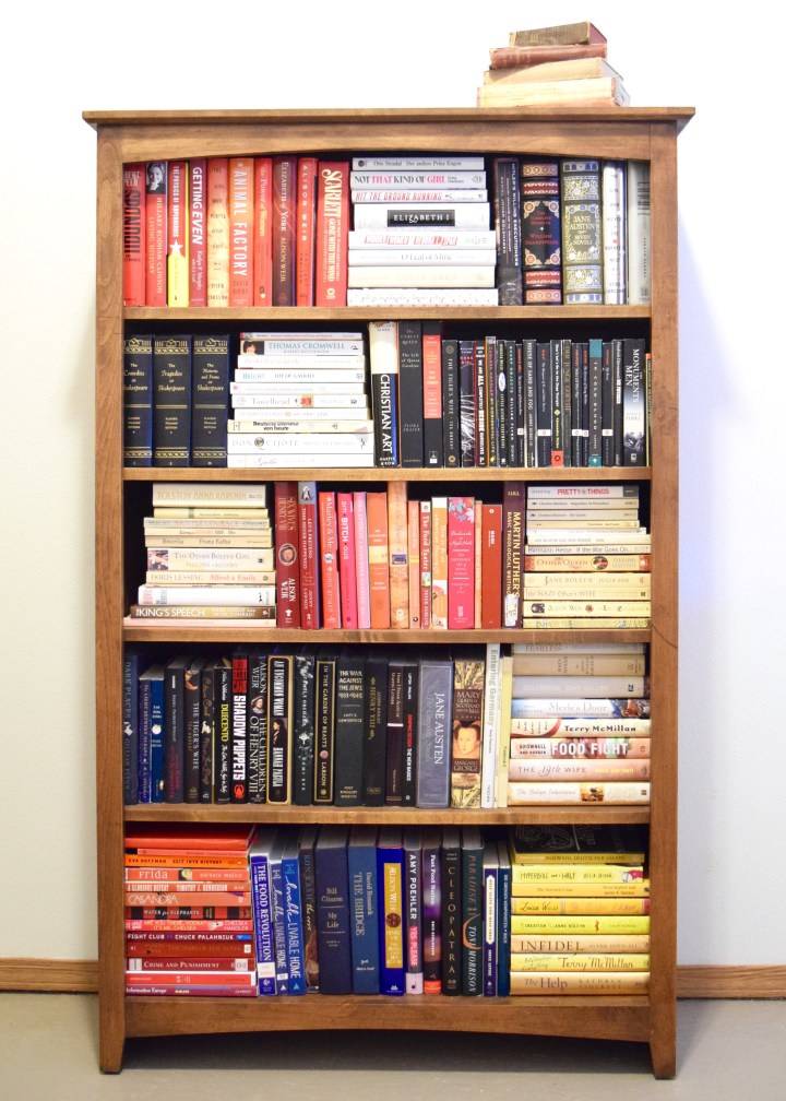 Styling a Bookshelf with Books | Land of Laurel