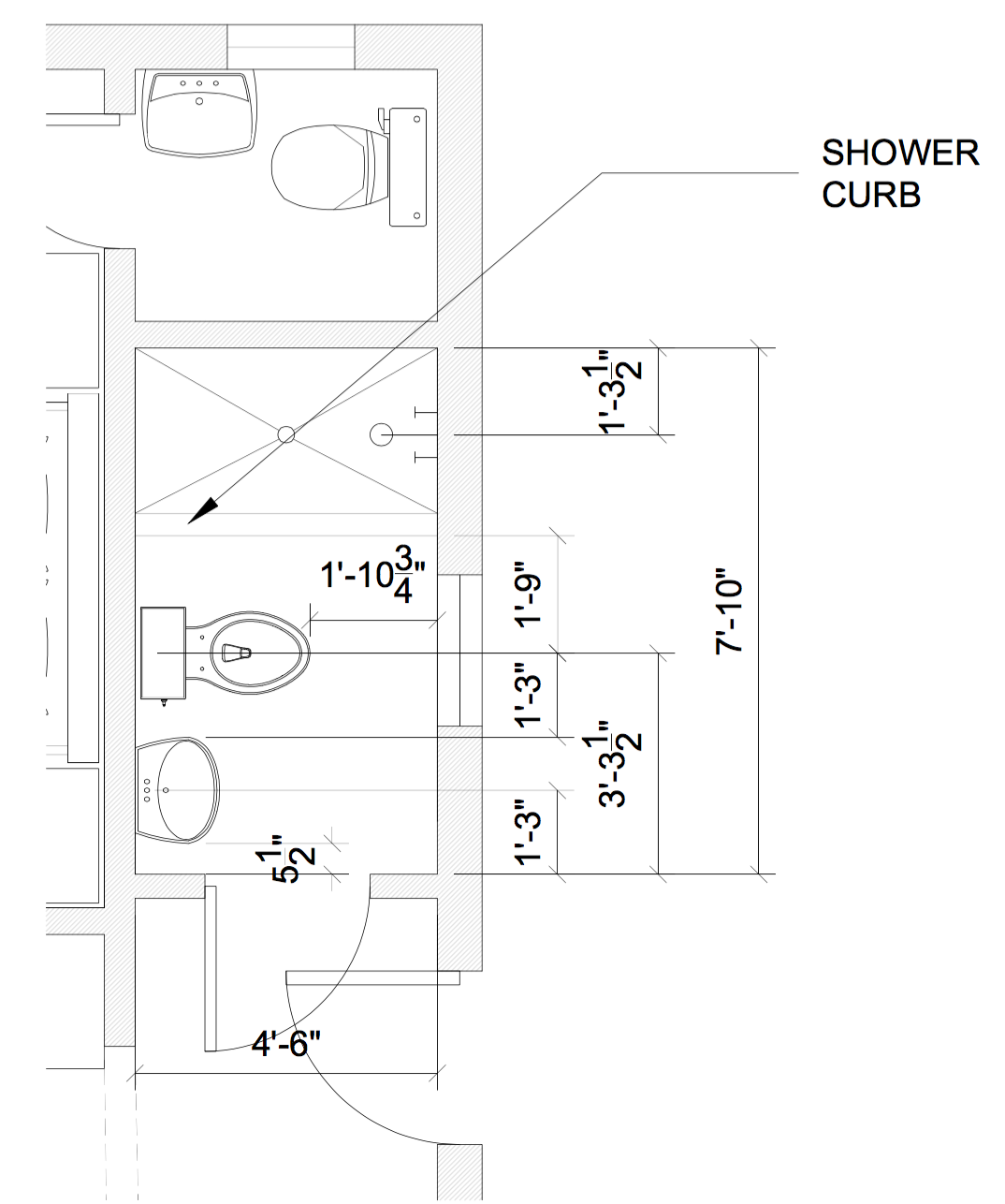 New Bathroom Layout | Land of Laurel