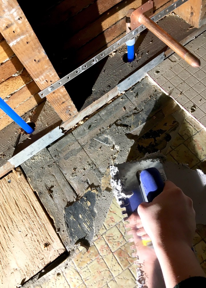 Land of Laurel | Spreading Mortar