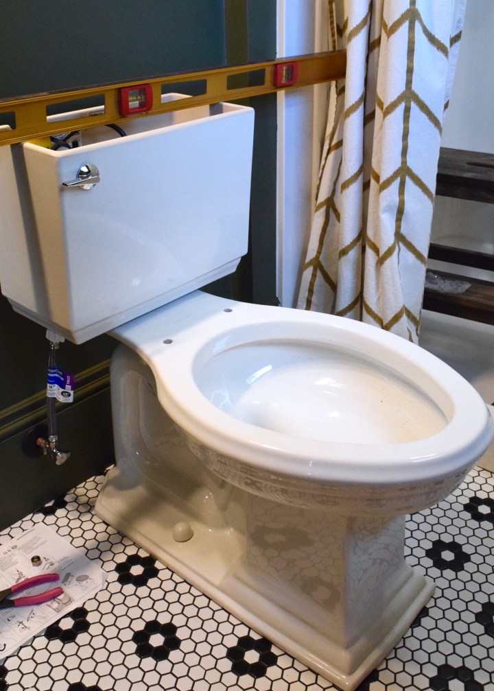 Installing My New Toilet and Changing the Toilet&nbsp;Lever