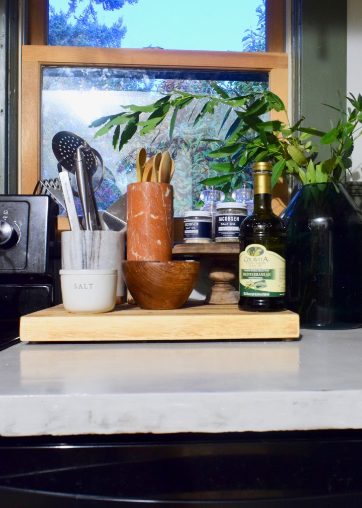 One Room Challenge – Week 4 DIY Skim-coated Concrete&nbsp;Counters