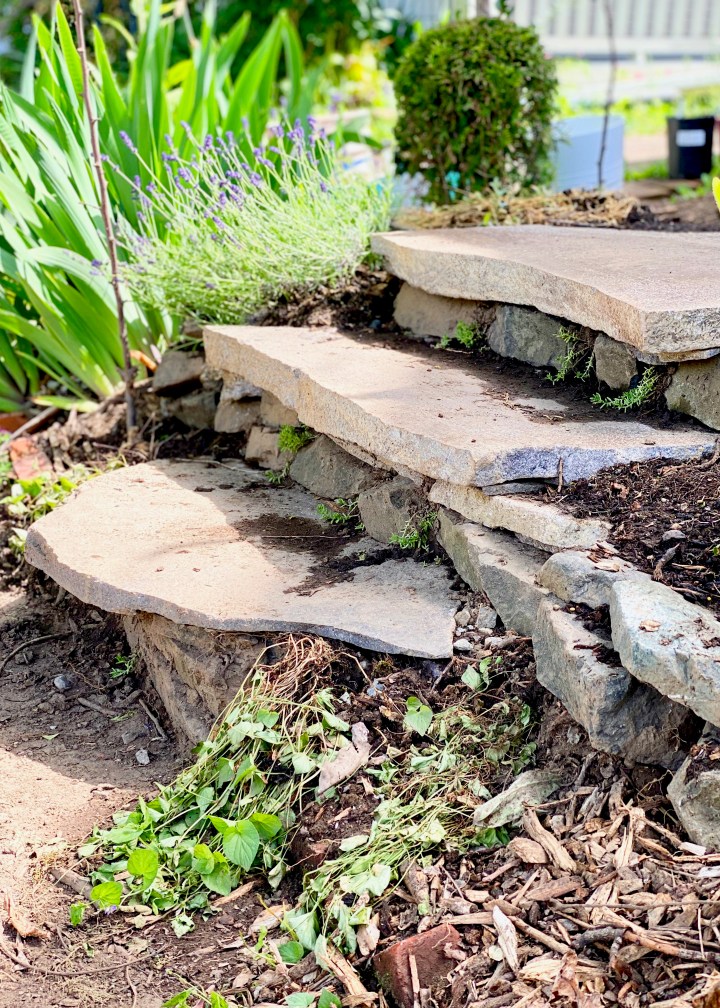 Building DIY Stone Steps and Other Garden Progress – week&nbsp;4